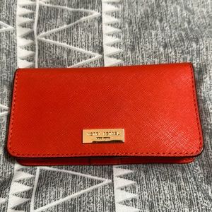 Bright orange Henri Bendel wallet